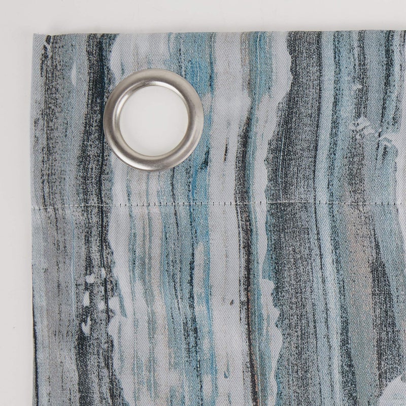 Sun Zero Artifact Abstract Painting Blackout Grommet Curtain Panel, 40" x 84", Blue - Image 5